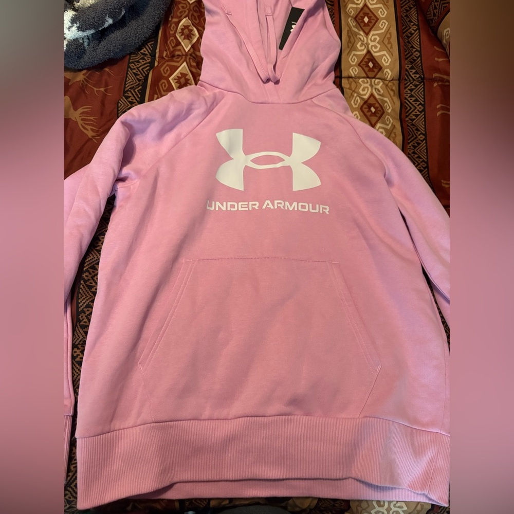 Under Armour Light Pink Fleece Hoodie